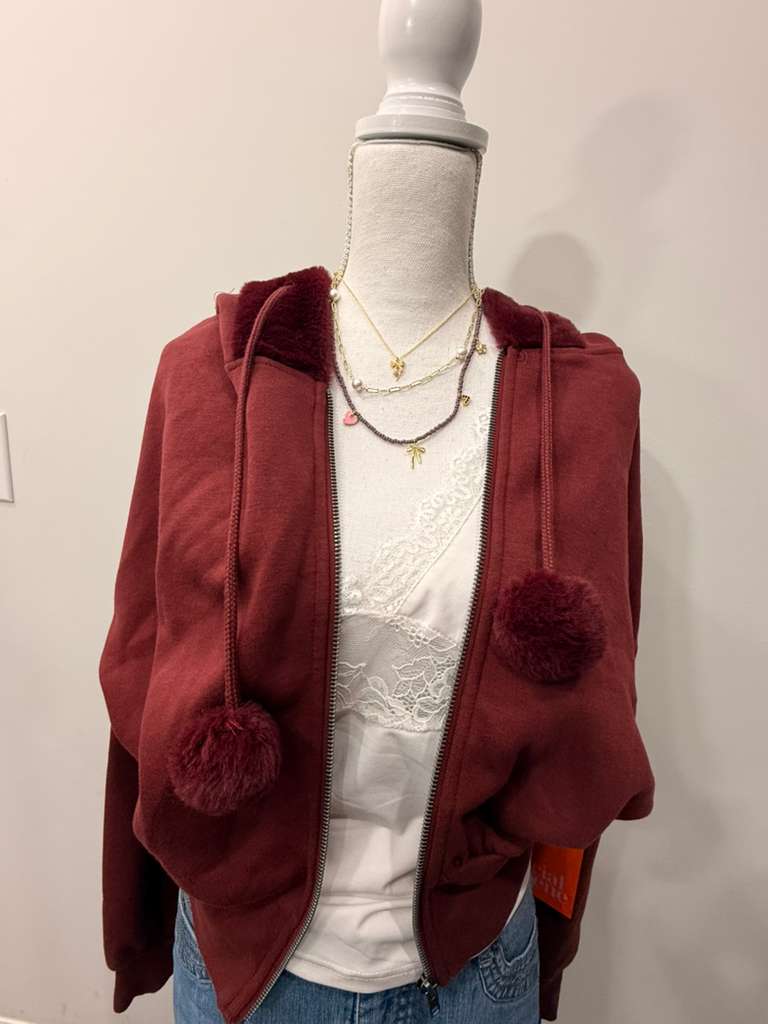 Garnet USC zip Hoodie