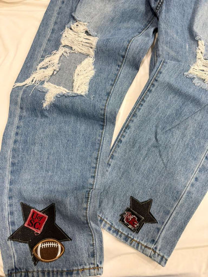 USC Rip Jeans Size 6