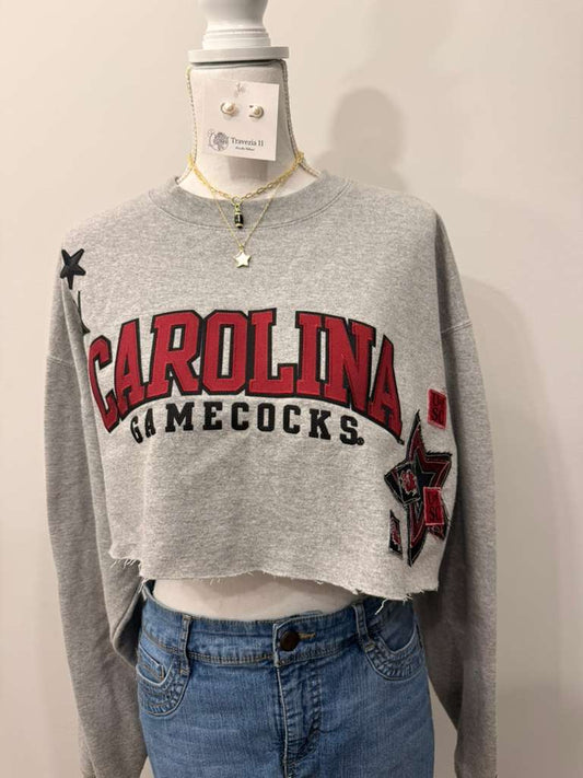 Cropped USC Long Sleeve Sweatshirt