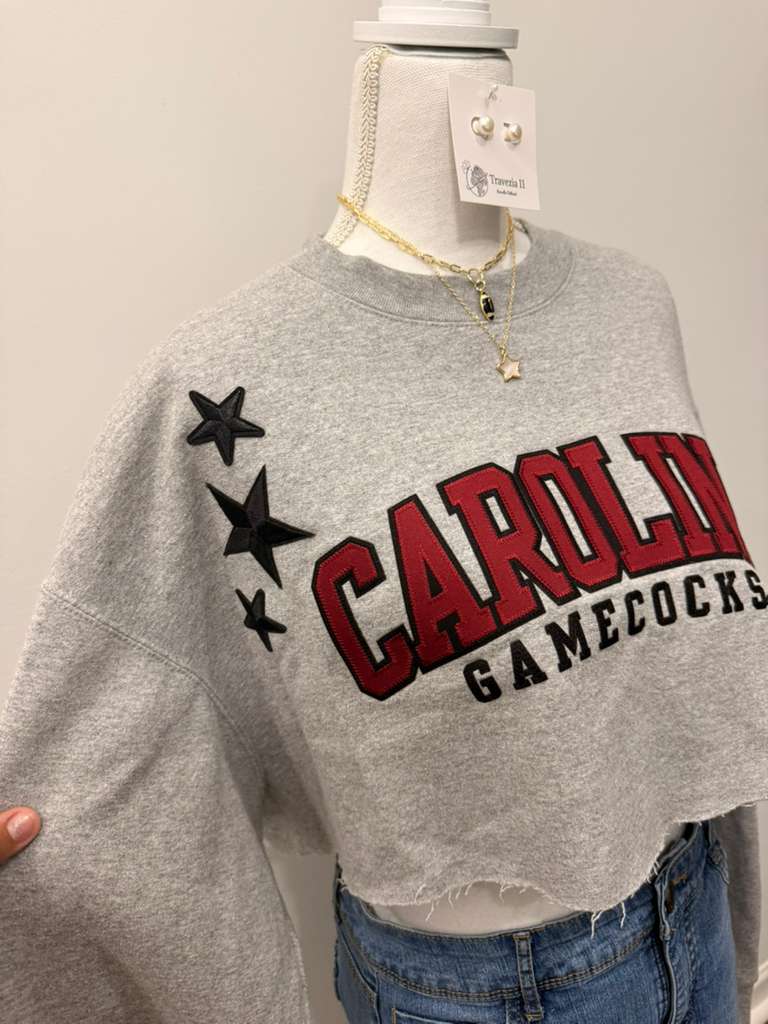 Cropped USC Long Sleeve Sweatshirt
