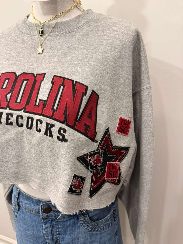 Cropped USC Long Sleeve Sweatshirt