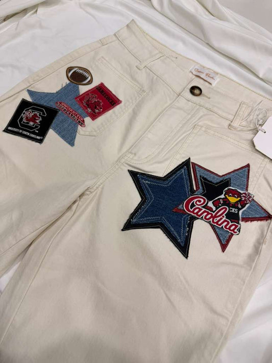 White USC Jeans Size 8
