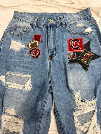 USC Rip Jeans Size 6