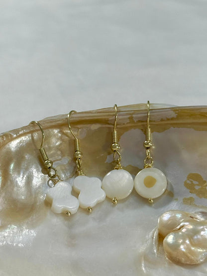 Mother of pearl earring set