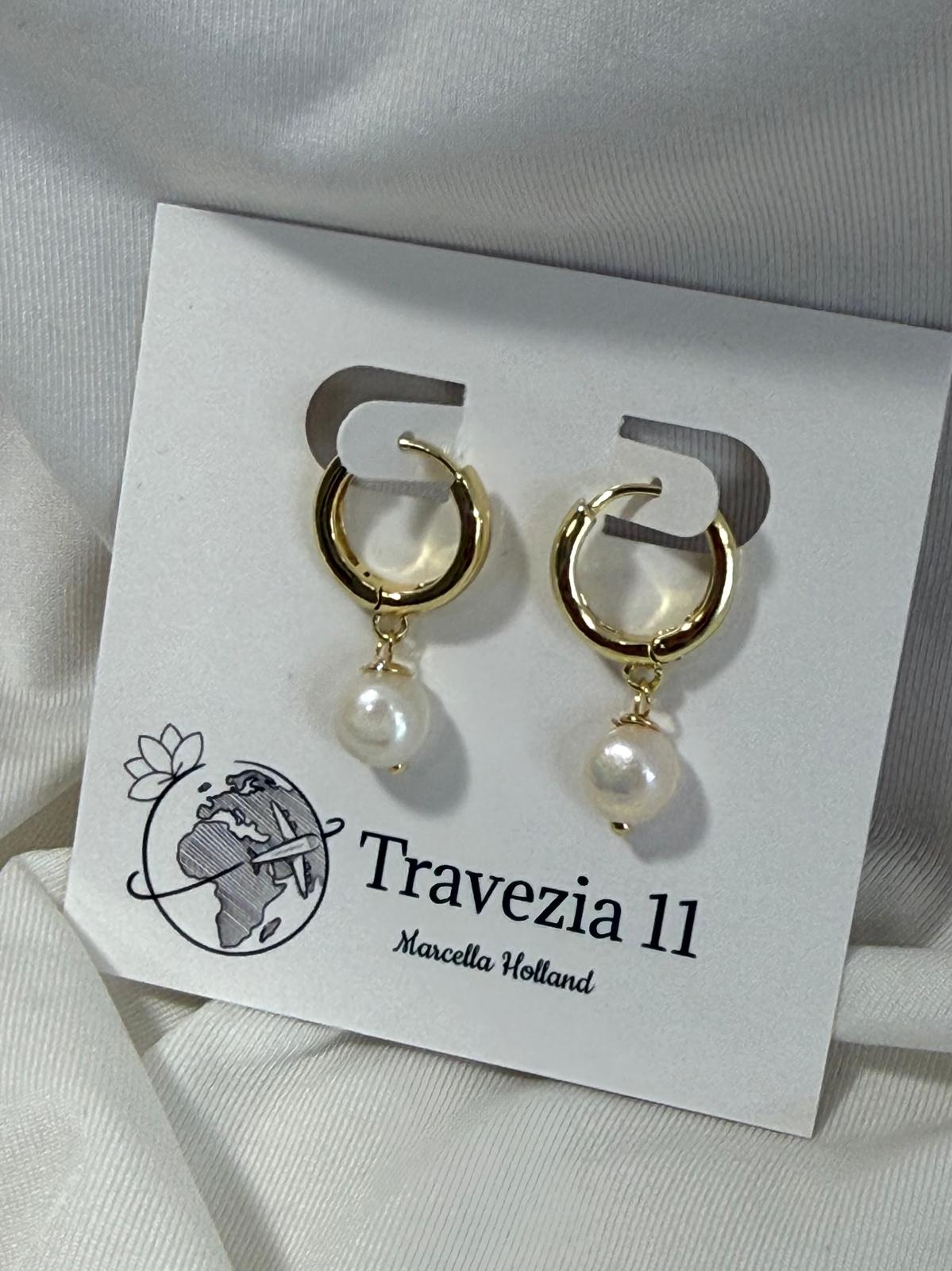 Pearl Hoops