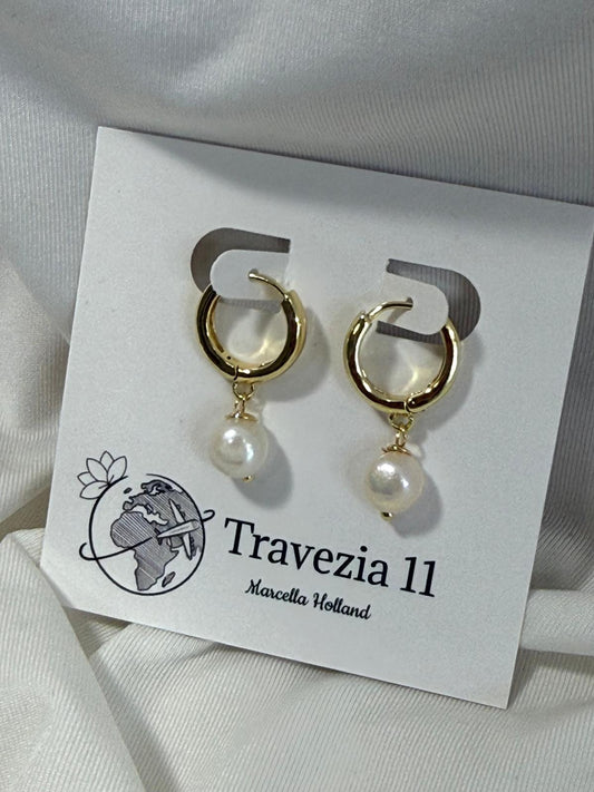 Pearl Hoops