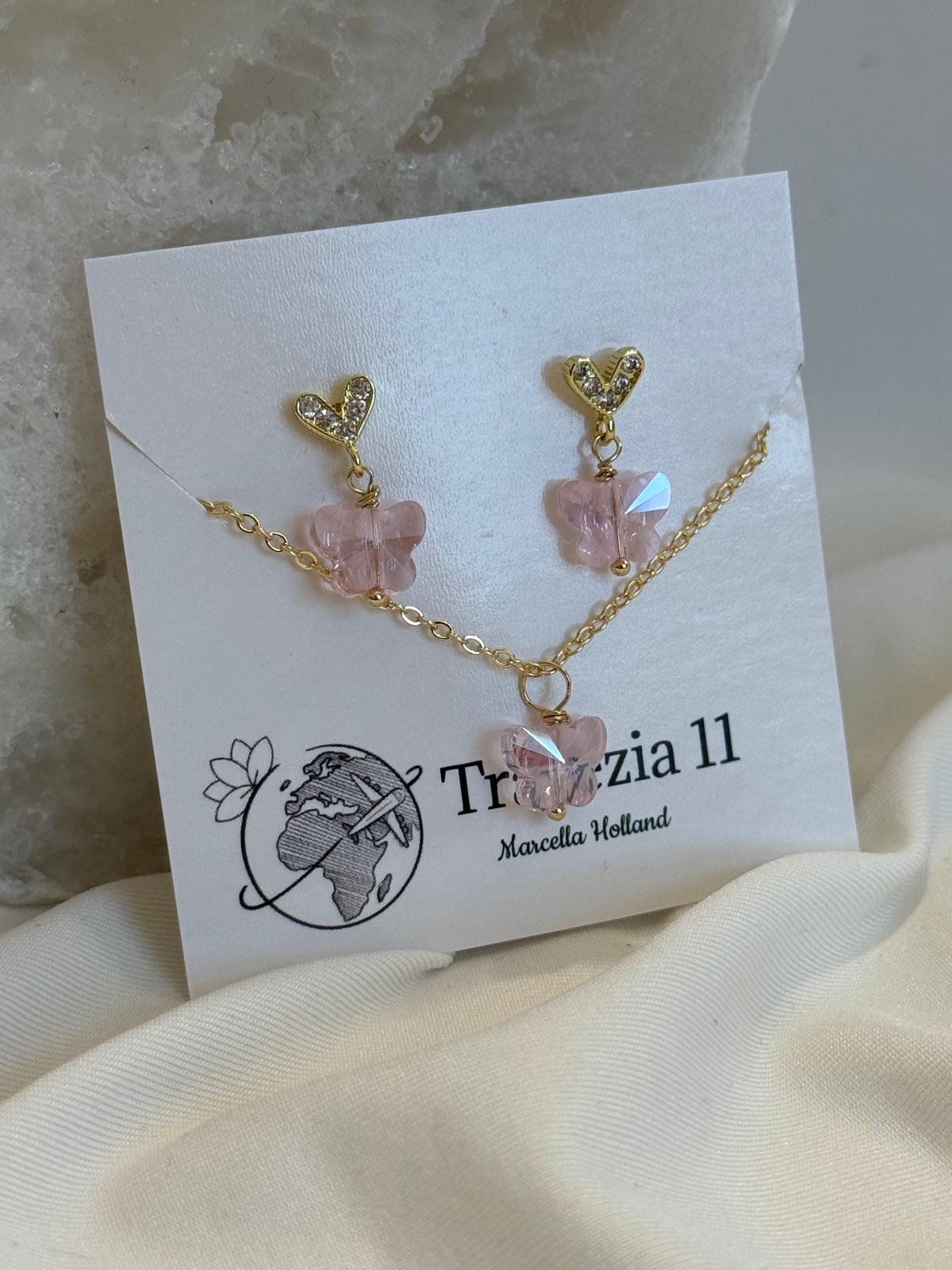 Pink Butterfly Set