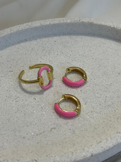 Pink neon set