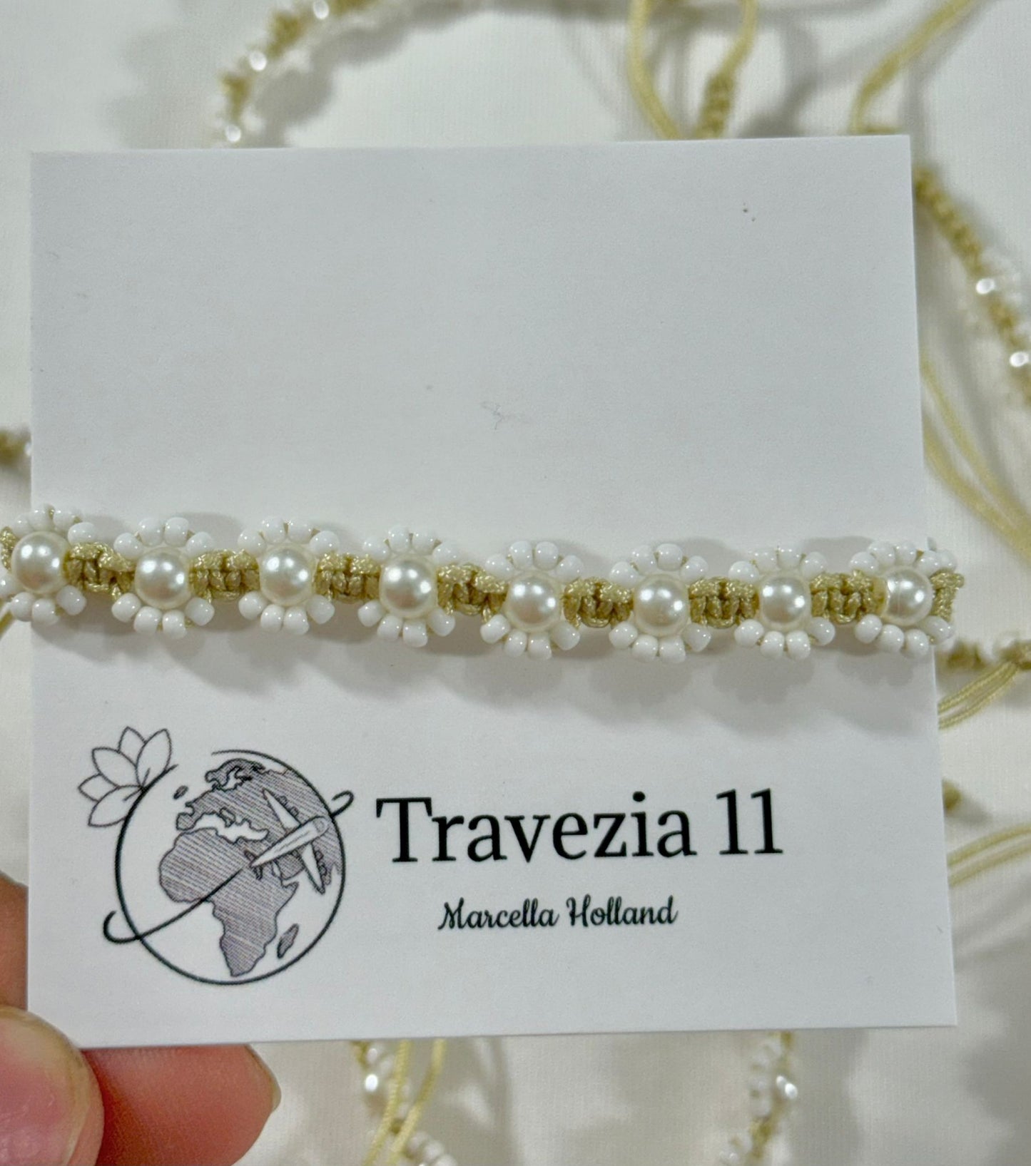 Daisy Pearl Bracelet