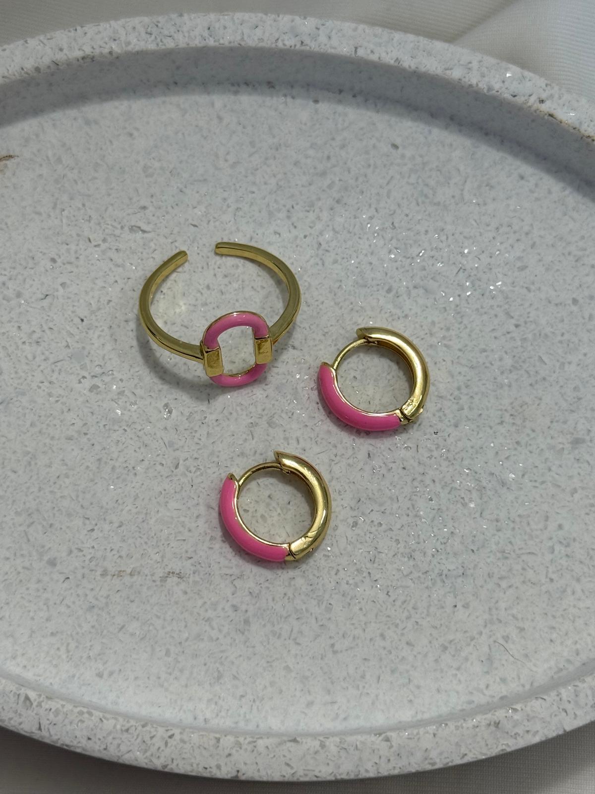 Pink neon set